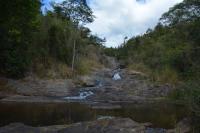 Vista do complexo de quedas, cascatas e poços que compõem o geossítio.