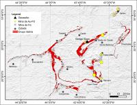 Figura 6 – Mapa com a localização do sítio geo-mineiro de Congo Soco, do Grupo Itabira e das minas de minério de Fe e Au-Pd no Quadrilátero Ferrífero.