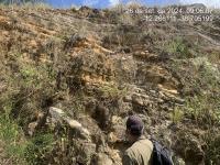 Arenitos com lentes argilosas e microconglomerados do Membro Pedrão - Fm. Afligidos