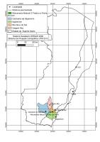 Localização e vias de acesso ao Monumento Natural O Frade e a Freira com destaque para os municípios de Cachoeiro de Itapemirim, Vargem Alta, Rio Novo do Sul e Itapemirim (ES)
(Autoria da figura: Paulo de Tarso Ferro de Oliveira Fortes)
